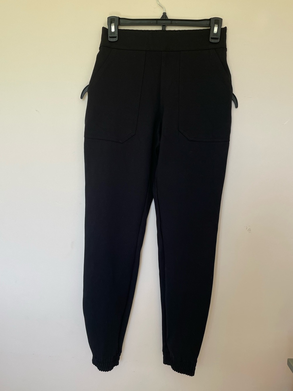 SPANX The Perfect Pant Jogger 20350R Black Stretch Casual Office Women's Size S